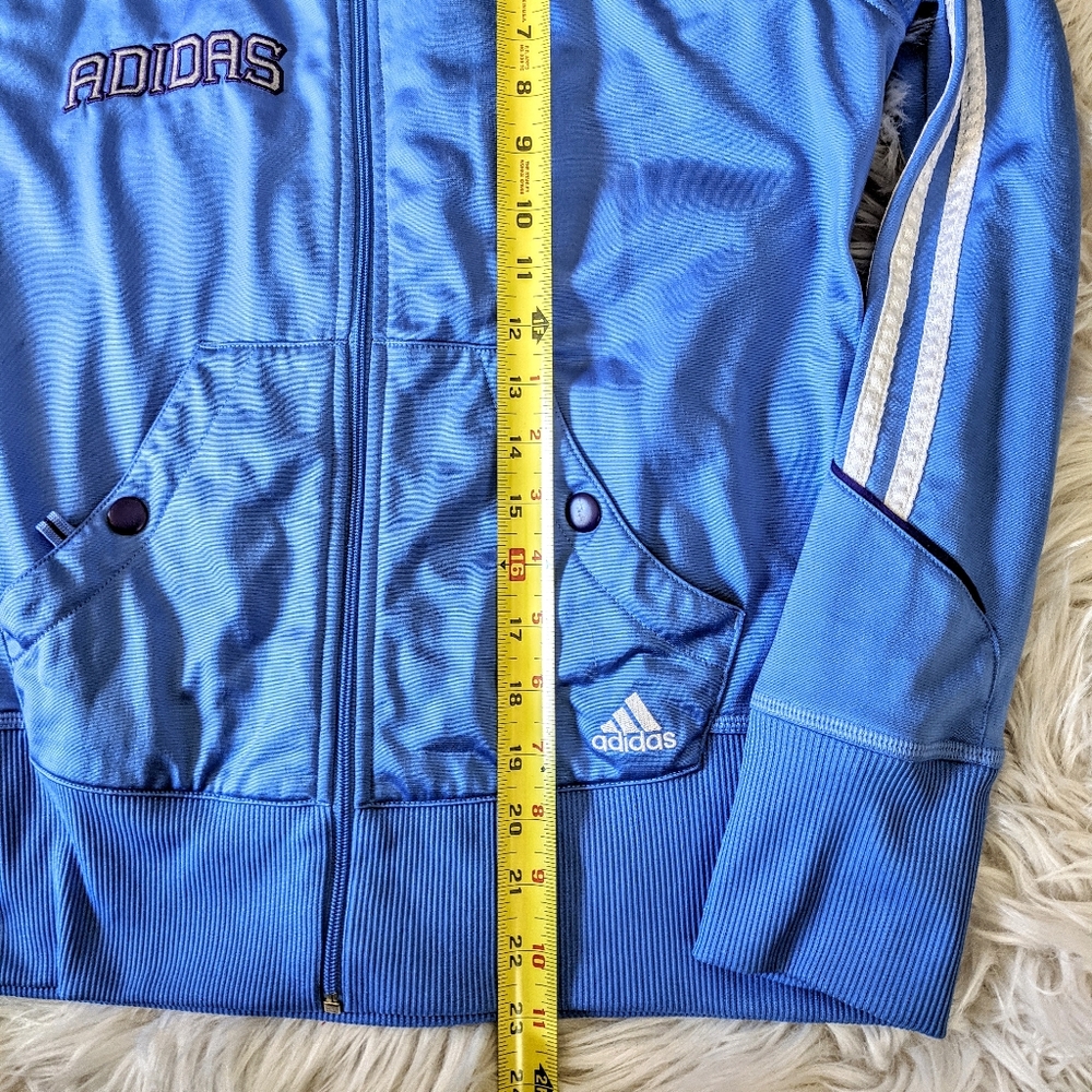 ❤️ 3/$25 Retro Adidas Track Jacket Full Zip Up - Picture 5 of 8